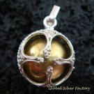 925 Silver 14mm Chakra Chime Ball Pendant CH-312-KT
