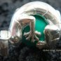 925 Silver Green Gecko Chime Ball 12mm CH-314-KT