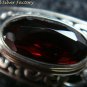 Sterling Silver & Garnet Bali Designer Earrings ER-755-KT