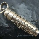 Silver and Garnet Aromatherapy Bottle Pendant PP-452-KT