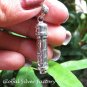 Sterling Silver and Garnet Cobblestone Design Perfume Pendant PP-461-KA