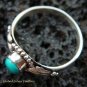 Sterling Silver Turquoise Gemstone Ring RI-278-KT