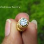 Gold Plated Perfume Pendant with Blue Topaz GPP-112-KT