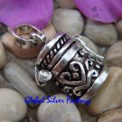 Sterling Silver Cremation/Prayer Box Perfume Pendant PP-106-TH