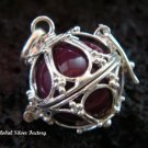 Silver purple Harmony Chime Ball Pendant HB-312-KT