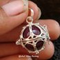 Silver purple Harmony Chime Ball Pendant HB-312-KT