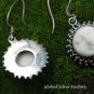 Carved Goddess Face Earrings GDE-1314-NY