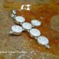 Silver and Eye of Shiva Cross Pendant SP-779-KT