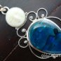 925 Silver Moon Face & Shell Goddess Pendant GDP-504-NY