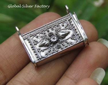 Sterling Silver Balinese Prayer Locket Pendant LP-247