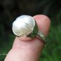 Mabes Pearl and Sterling Silver Ring RI-686