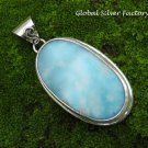 Sterling Silver Larimar Pendant SP-827-KT