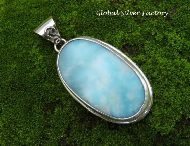 Sterling Silver Larimar Pendant SP-827-KT