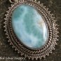 Larimar Gemstone Cabochon Pendant SP-828
