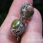 Sterling Silver Unakite Earrings ER-832-NY