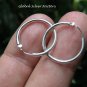 26mm Sterling Silver Hoop Earrings SE-273-KA