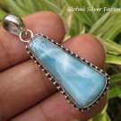 Larimar Gemstone and Sterling Silver Pendant SP-859