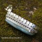 Larimar Gemstone and Sterling Silver Pendant SP-859