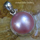 Sterling Silver Pink Mabes Pearl Pendant SP-808-KT