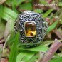 Choose Size 6/7/8/9/10 Handcrafted Citrine Poison Locket Ring LR-747-NY