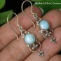 Balinese Style Larimar Dangle Earrings ER-856-NY
