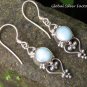 Balinese Style Larimar Dangle Earrings ER-856-NY