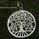 Sterling Silver Tree of Life Inspired Pendant SSP-161-KA