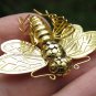 18k Gold Bumble Bee Brooch Pendant BC-191