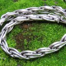 Sterling Silver Woven Design Bracelet MJ-136