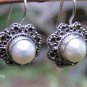 Sterling Silver and Pearl Earrings ER-876