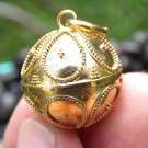 18k Gold Plated 22mm Chime Ball Pendant GBP-108