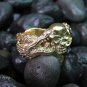 18k Gold Plated Skull and Dragon Ring GPR-145