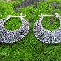925 Silver Crazy Wire Hoop Earrings SE-284