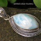 Marquise Shape Larimar Gemstone Pendant SP-852