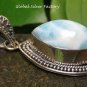 Marquise Shape Larimar Gemstone Pendant SP-852