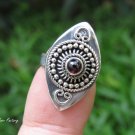 Garnet and Sterling Silver Gemstone Ring RI-690