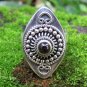 Garnet and Sterling Silver Gemstone Ring RI-690