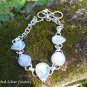 Rainbow Moonstone and Sterling Silver Bracelet SBB-493
