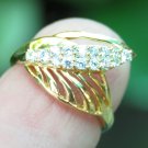 18k Gold and Zirconia Women's Ring GPR-150