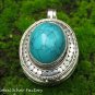 Turquoise Balinese Prayer Locket Pendant LP-252