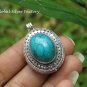 Turquoise Balinese Prayer Locket Pendant LP-252