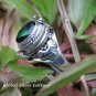 Green Quartz Poison Locket Ring LR-752