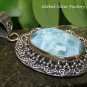 Larimar and Filigree Silver Pendant SP-853