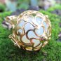18k Gold 20mm Harmony Ball Pendant with Opalite Ball GBP-109