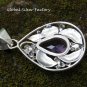 Amethyst Leaf Design Pendant SP-864