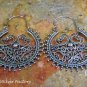 Sterling Silver Bali Filigree Hoop Earrings SE-258