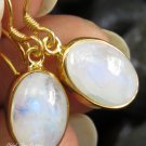 18k Gold Plated Rainbow Moonstone Earrings GPR-134