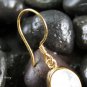 18k Gold Plated Rainbow Moonstone Earrings GPR-134