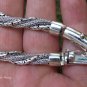 925 Silver Twisted Chain Style Bracelet MJ-139