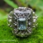 Handcrafted Blue Topaz Poison Locket Ring LR-748-NY